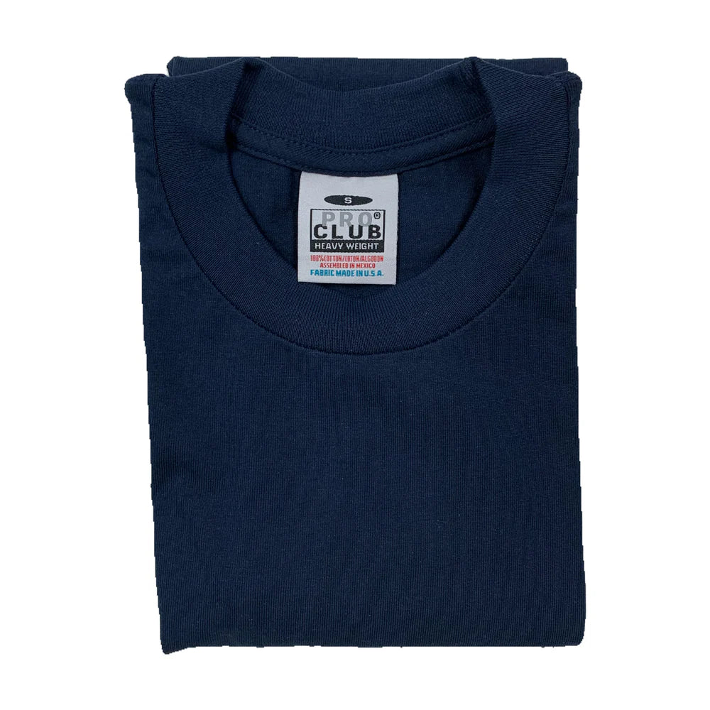 MENS HEAVYWEIGHT PRO CLUB CREWNECK T-SHIRT