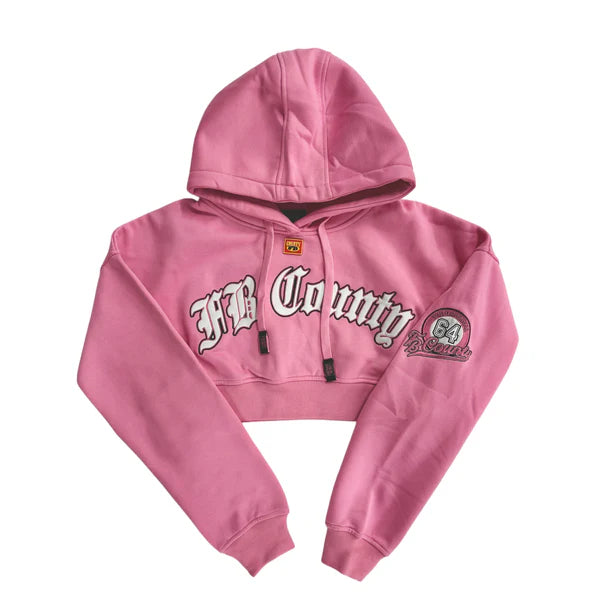 FB COUNTY CROPPED HOODIE