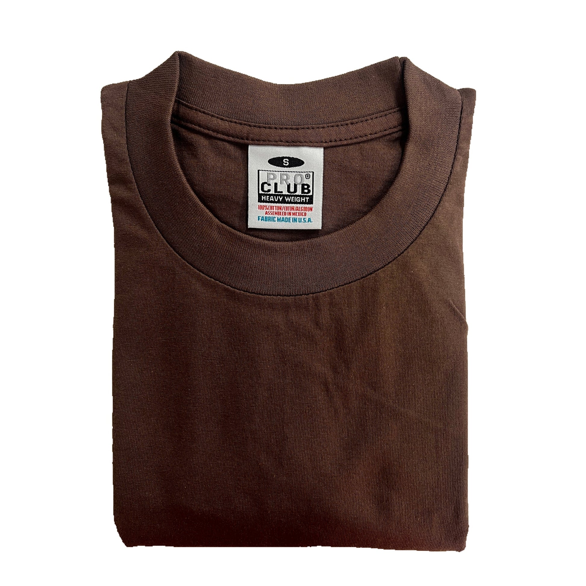 MENS HEAVYWEIGHT PRO CLUB CREWNECK T-SHIRT