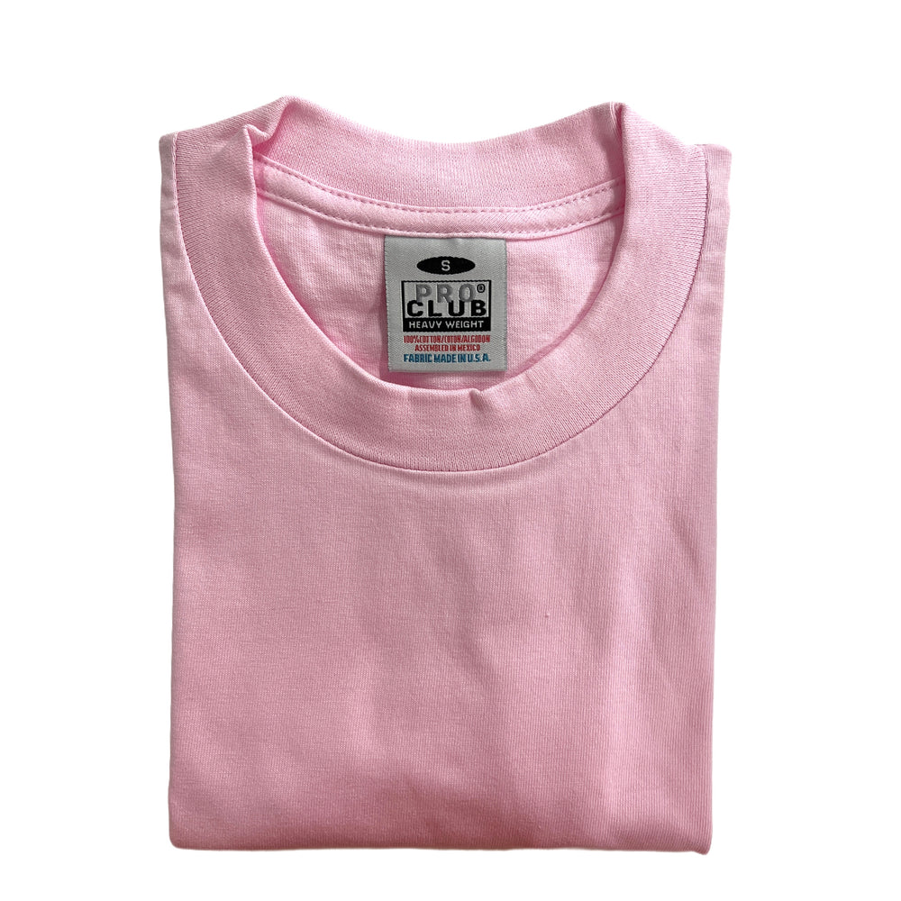 MENS HEAVYWEIGHT PRO CLUB CREWNECK T-SHIRT