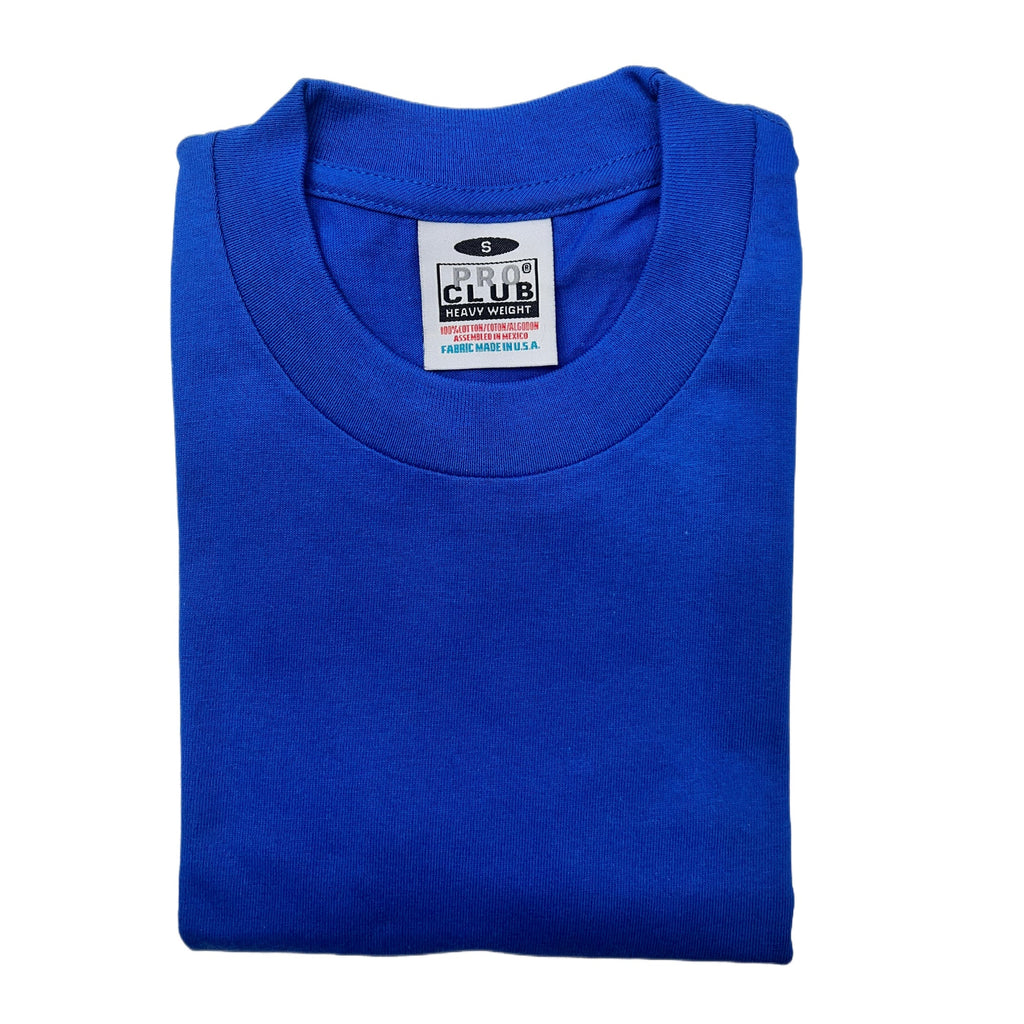MENS HEAVYWEIGHT PRO CLUB CREWNECK T-SHIRT