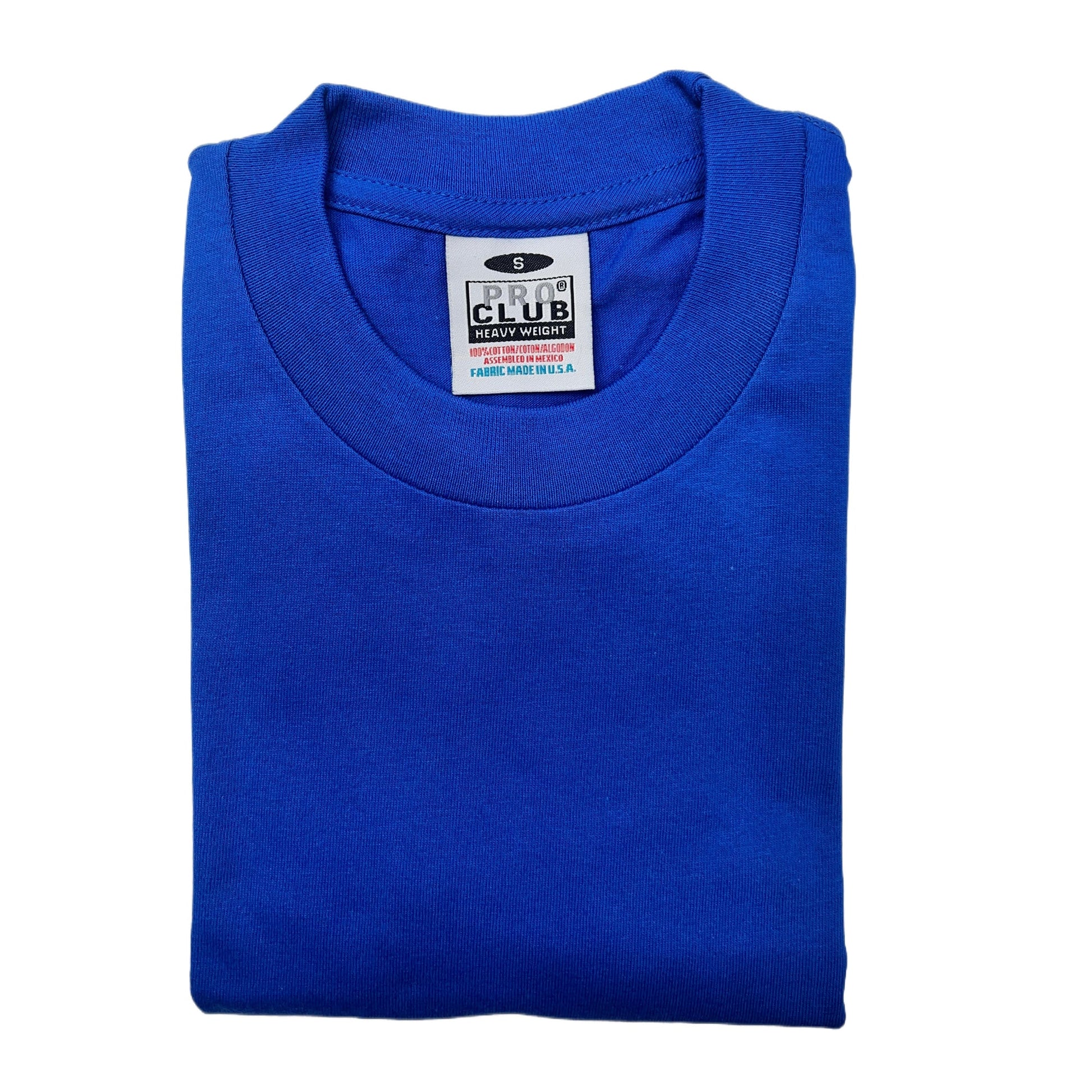 MENS HEAVYWEIGHT PRO CLUB CREWNECK T-SHIRT